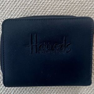 Harrods black wallet